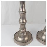 Pair of Silver Tone Candlesticks (Lot of 2)