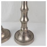 Pair of Silver Tone Candlesticks (Lot of 2)