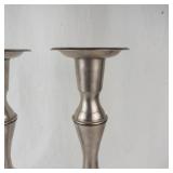 Pair of Silver Tone Candlesticks (Lot of 2)