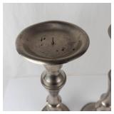 Pair of Silver Tone Candlesticks (Lot of 2)