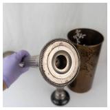Mixed Metal Candle Holder Set (Lot of 3)
