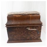 Vintage Edison Cylinder Phonograph in Wooden Case