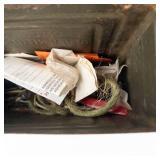 Military Ammo Cans With Rifle Cleaning Accessories (Lot of 2)