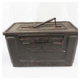 Military Ammo Cans With Rifle Cleaning Accessories (Lot of 2)