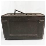 Military Ammo Cans With Rifle Cleaning Accessories (Lot of 2)