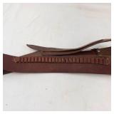 Vintage Hunter Company 1100-15 Leather Revolver Holster & Ammo Belt Set