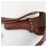 Vintage Hunter Company 1100-15 Leather Revolver Holster & Ammo Belt Set