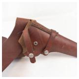 Vintage Hunter Company 1100-15 Leather Revolver Holster & Ammo Belt Set