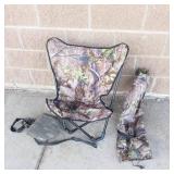 Cross River Camo Hunting Tree Stand Kit & Foldable Chair (Lot of 2)