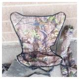 Cross River Camo Hunting Tree Stand Kit & Foldable Chair (Lot of 2)