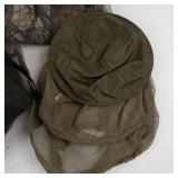 Camo Mesh Bug Suit, Face Covering & Hunting Hoods (Lot of 6)