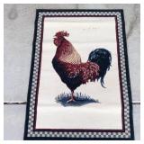 Rooster Area Rug 55 X 39 in