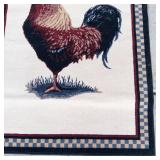 Rooster Area Rug 55 X 39 in