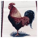 Rooster Area Rug 55 X 39 in