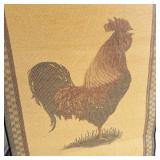 Rooster Area Rug 55 X 39 in