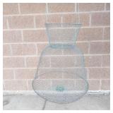 Collapsible Galvanized Steel Wire Fish Basket