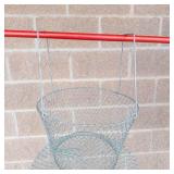 Collapsible Galvanized Steel Wire Fish Basket