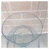 Collapsible Galvanized Steel Wire Fish Basket