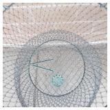 Collapsible Galvanized Steel Wire Fish Basket