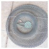 Collapsible Galvanized Steel Wire Fish Basket