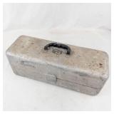 Vintage Umco Fishing Tackle Box With Lures & Tackle