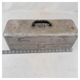 Vintage Umco Fishing Tackle Box With Lures & Tackle