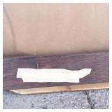 Vintage Wood Framed Vanity Mirror
