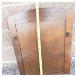 Vintage Wood Framed Mirror Panels (Lot of 3)