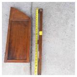 Vintage Wood Framed Mirror Panels (Lot of 3)