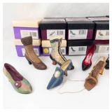Just the Right Shoe by Raine Miniature Shoe Figurines (Lot of 12)