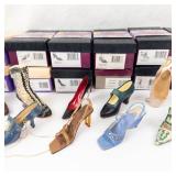 Just the Right Shoe by Raine Miniature Shoe Figurines (Lot of 12)