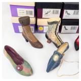 Just the Right Shoe by Raine Miniature Shoe Figurines (Lot of 12)