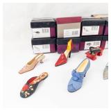 Just the Right Shoe by Raine Miniature Shoe Figurines (Lot of 12)