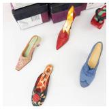 Just the Right Shoe by Raine Miniature Shoe Figurines (Lot of 12)