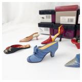 Just the Right Shoe by Raine Miniature Shoe Figurines (Lot of 12)