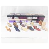 Just the Right Shoe by Raine Miniature Shoe Figurines (Lot of 12)