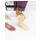 Just the Right Shoe by Raine Miniature Shoe Figurines (Lot of 12)