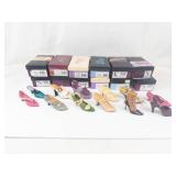 Just the Right Shoe by Raine Miniature Shoe Figurines (Lot of 12)