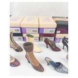 Just the Right Shoe by Raine Miniature Shoe Figurines (Lot of 12)