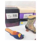 Just the Right Shoe by Raine Miniature Shoe Figurines (Lot of 12)