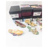 Just the Right Shoe by Raine Miniature Shoe Figurines (Lot of 12)