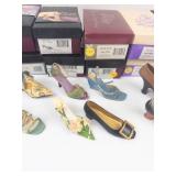 Just the Right Shoe by Raine Miniature Shoe Figurines (Lot of 12)