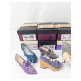 Just the Right Shoe by Raine Miniature Shoe Figurines (Lot of 12)