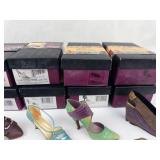 Just the Right Shoe by Raine Miniature Shoe Figurines (Lot of 12)