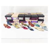 Just the Right Shoe by Raine Miniature Shoe Figurines (Lot of 12)