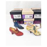Just the Right Shoe by Raine Miniature Shoe Figurines (Lot of 12)