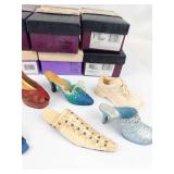 Just the Right Shoe by Raine Miniature Shoe Figurines (Lot of 12)