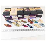 Just the Right Shoe by Raine Miniature Shoe Figurines (Lot of 12)