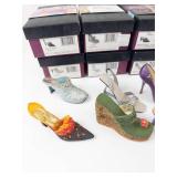 Just the Right Shoe by Raine Miniature Shoe Figurines (Lot of 12)