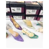 Just the Right Shoe by Raine Miniature Shoe Figurines (Lot of 12)
